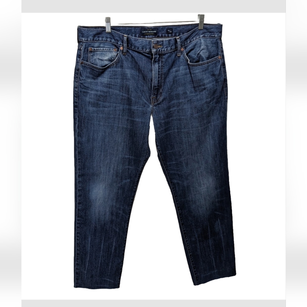 Lucky Brand 121 Slim Denim Blue Jeans Mens 40x31